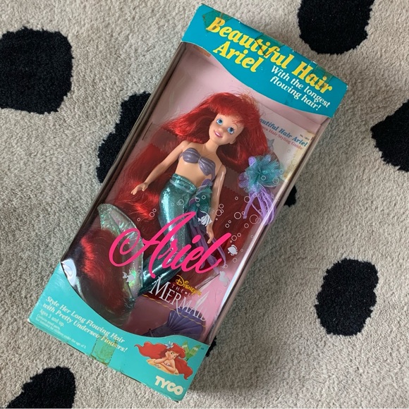 🚫SOLD•E✝️SY🚫 Vintage 91-92 Little Mermaid ‘Eric & Ariel’ Dolls - Picture 2 of 13